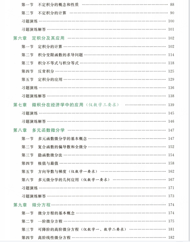 考研数学系列高等数学辅导讲义李林pdf电子版(严选典型例题分析)