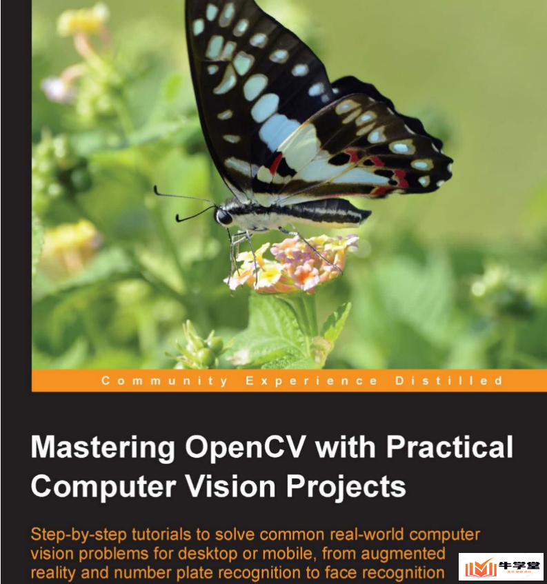 《Mastering opencv with Practical computer Vision Projects》高清无水印pdf电子版